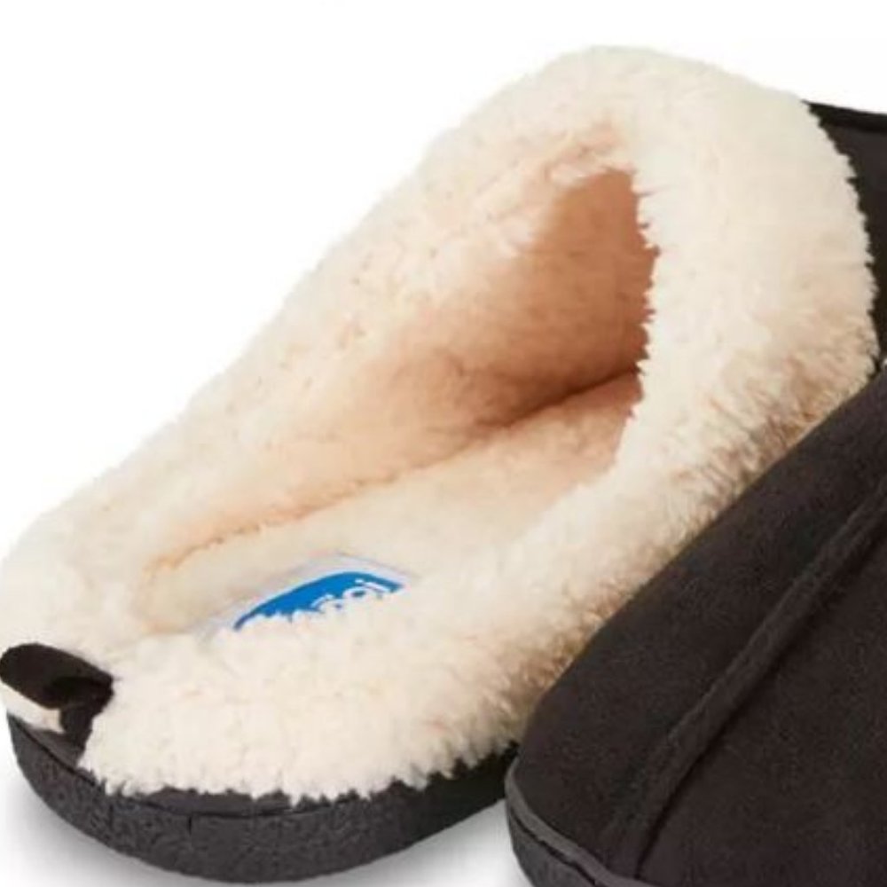 Black Floopi Fur Lined Clog Slip-on Memory Foam S… - image 5